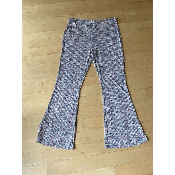 BP Bnwot Women "Space-Dye" Flare Pants Plus New - Picture 2 of 6